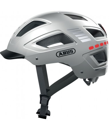 CASQUE ABUS URBAN HYBAN 2.0 LED GRIS T.M (52-58CM)